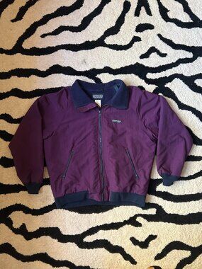 Lands' End Men's Eggplant Purple Squall Jacket